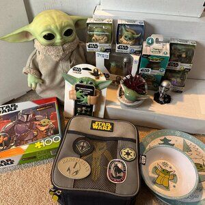 Star Wars Grogu Baby Yoda Mandalorian Lot